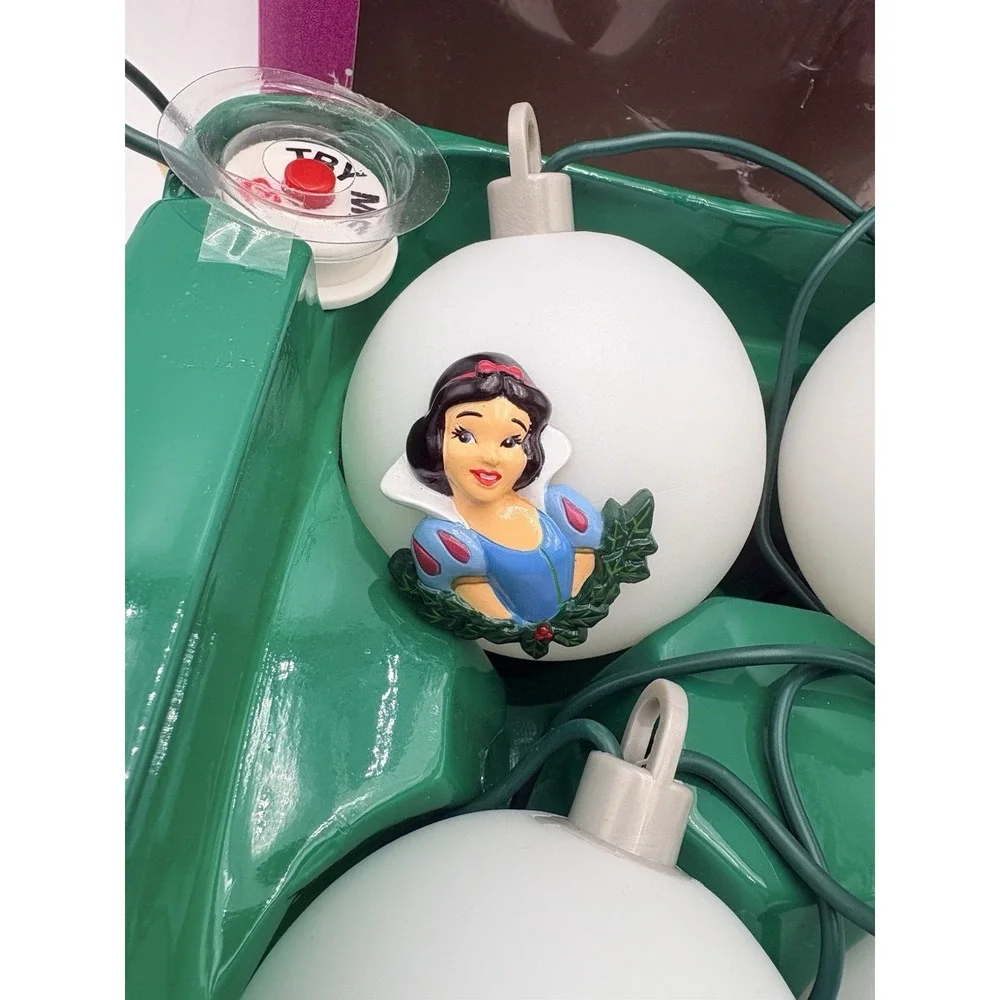 Gemmy Disney OG PRINCESS Color Change String Lights Electric Plug Or Battery VTG